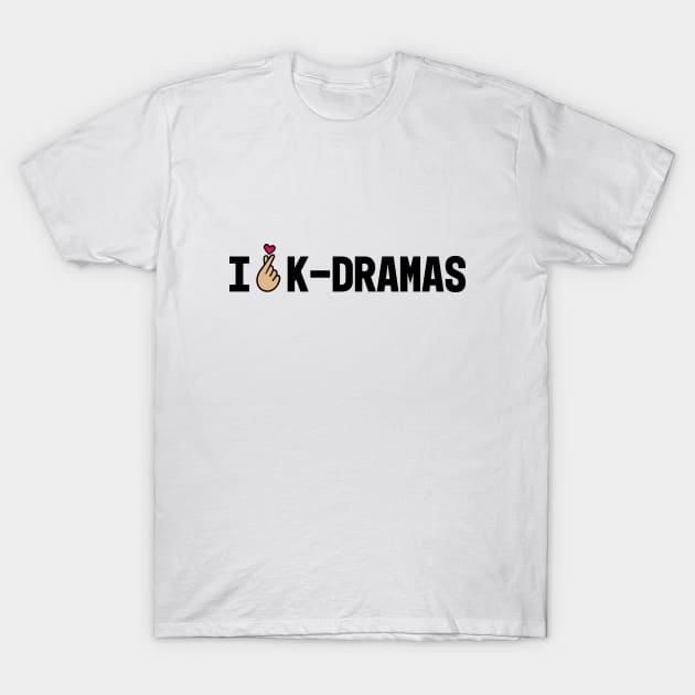 i love kdrama T-Shirt by klover.world